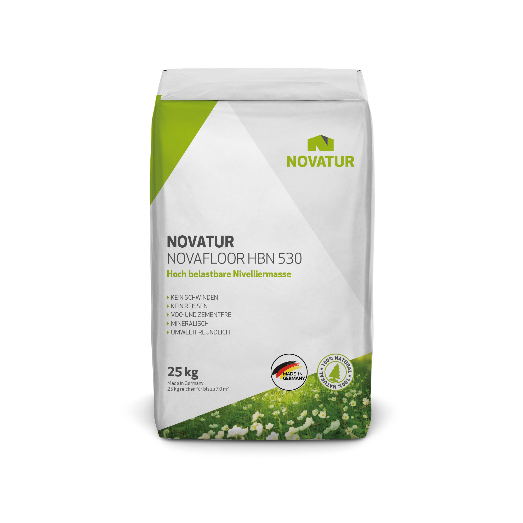 Packung mit hoch belastbarer Nivelliermasse Novafloor HBN 530